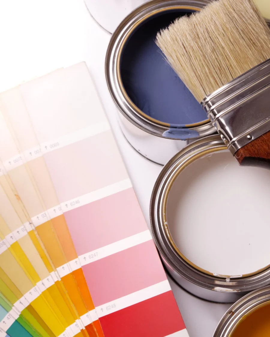 Interior painters in Doylestown, PA choosing paint colors